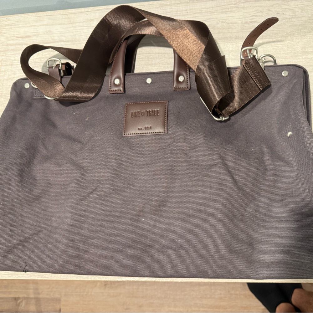 Line of Trade Brown Duffel Bag with Leather Handles